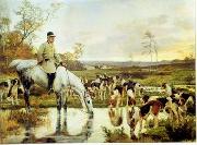 unknow artist Classical hunting fox, Equestrian and Beautiful Horses, 084. oil painting reproduction